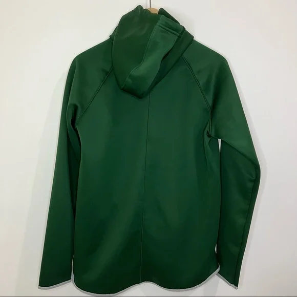 Under Armour Coldgear Green Fleece Lined Hoodie Sweater Men's Sz Medium Preowned - Picture 4 of 8